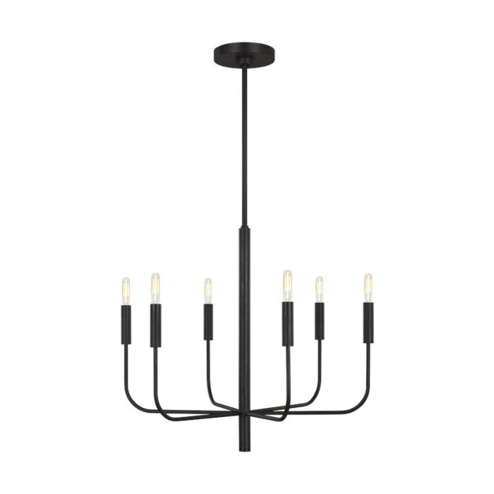 Brianna 6 Light Chandelier in Aged Iron by Ellen Degeneres