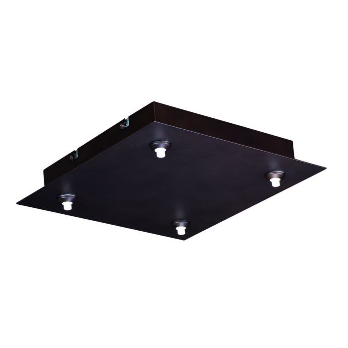 ET2 RapidJack Xenon 4 Light Square Pendant in Bronze