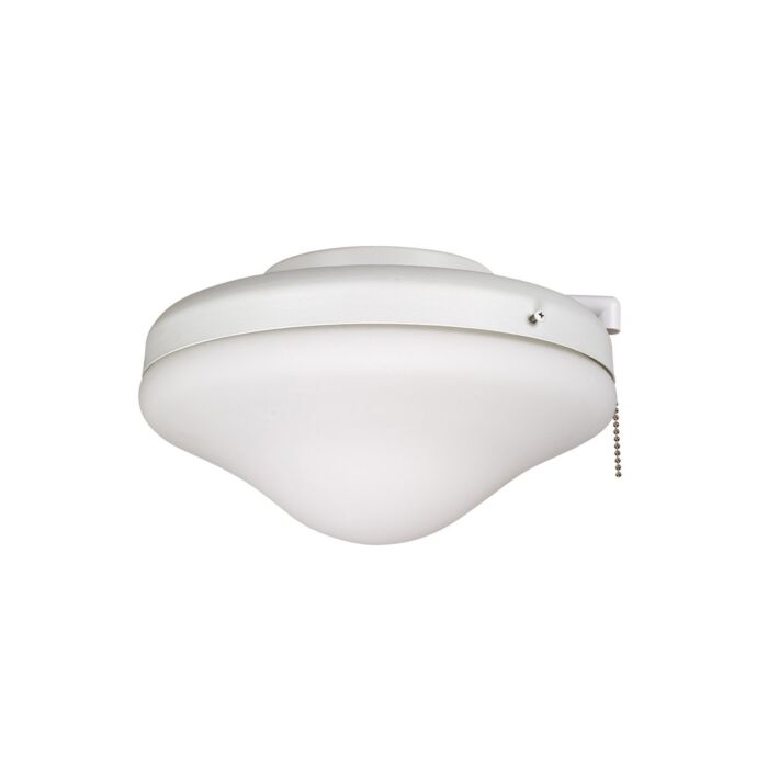 Craftmade All Weather Fan Light Kit in White with Opal Frost Glass