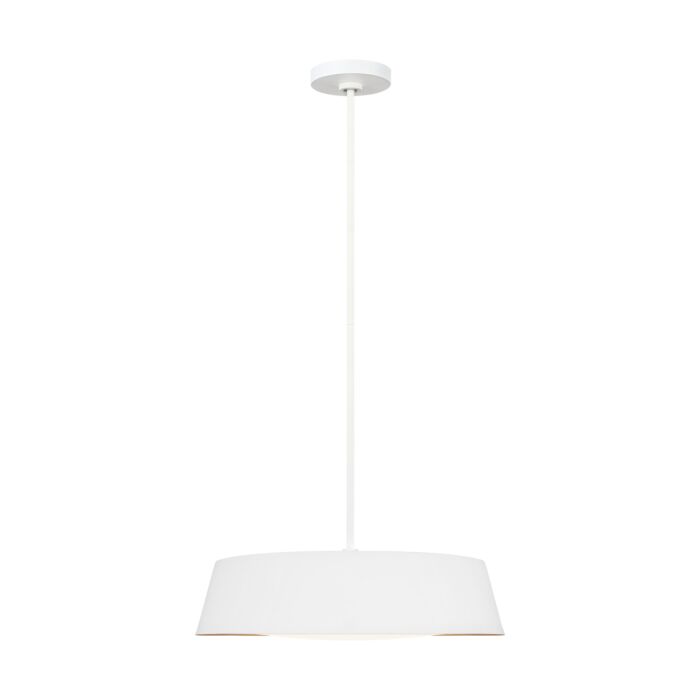 Asher 5 Light Pendant Light in Matte White by Ellen Degeneres