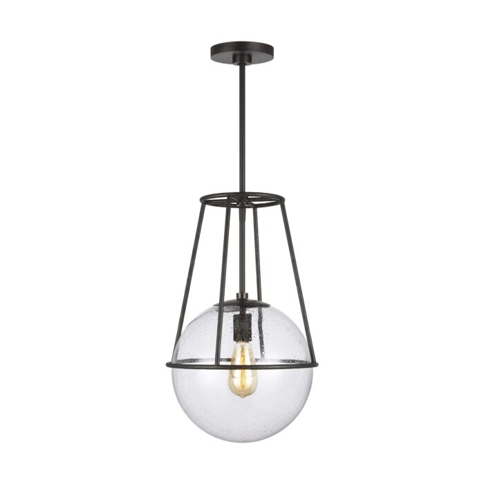 Atlas Pendant Light in Aged Iron by Ellen Degeneres