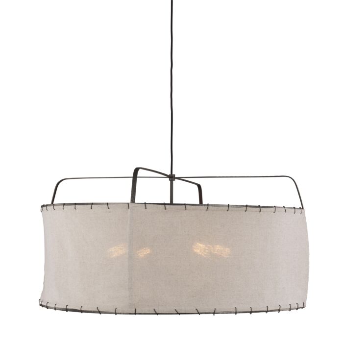 Dunne 4 Light Pendant Light in Aged Iron by Ellen Degeneres