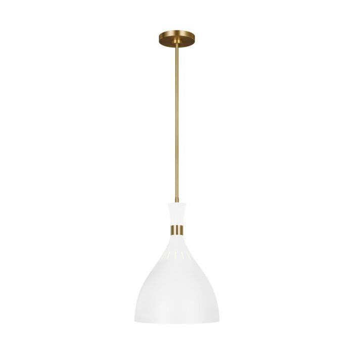 Joan Pendant Light in Matte White by Ellen Degeneres