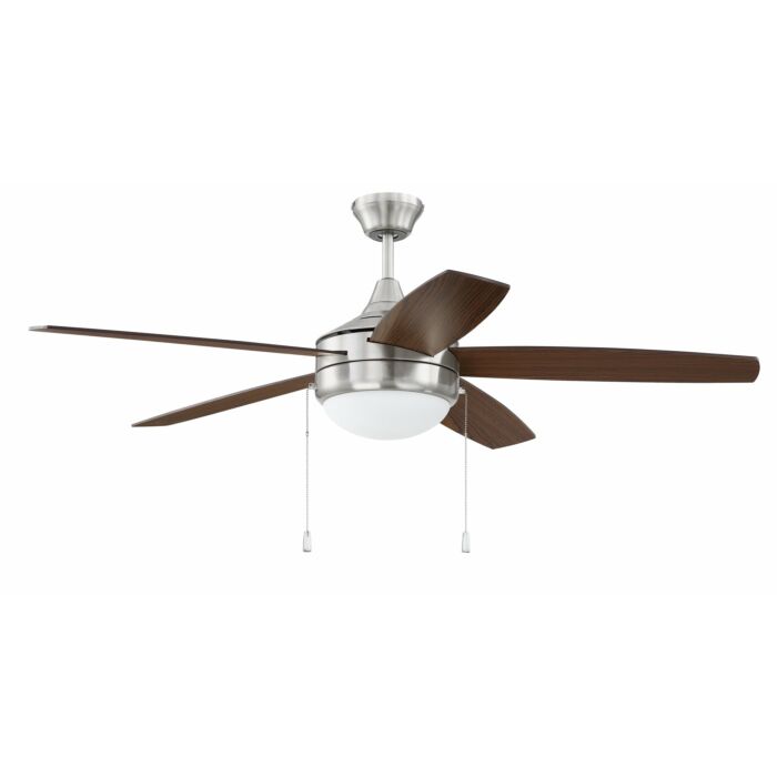 Craftmade Phaze Energy Star 5 Blade 2 Light Indoor Ceiling Fan in Brushed Polished Nickel