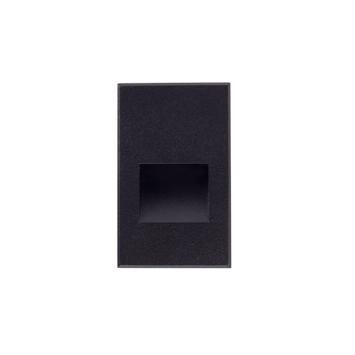 Kuzco Sonic LED Step Light in Black