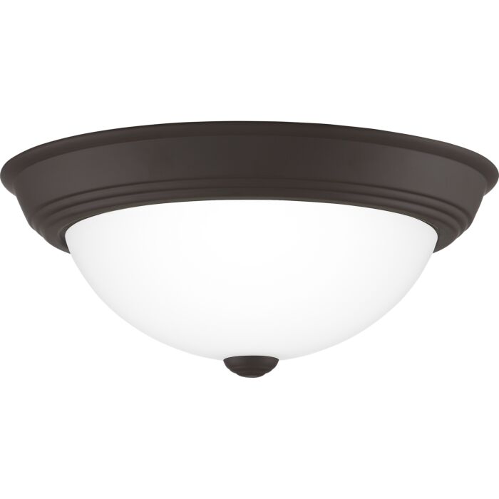 Quoizel Erwin 2 Light 13 Inch Ceiling Light in Old Bronze