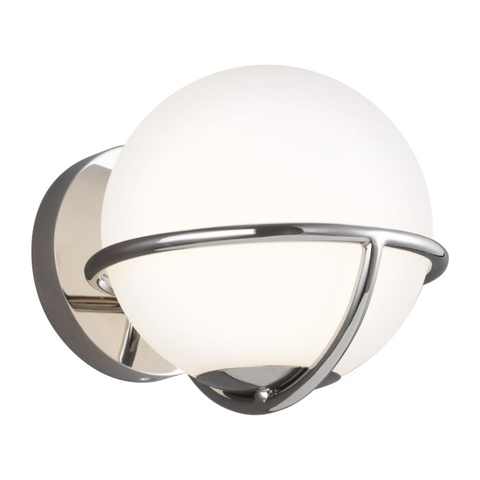 Apollo Wall Sconce in Polished Nickel by Ellen Degeneres