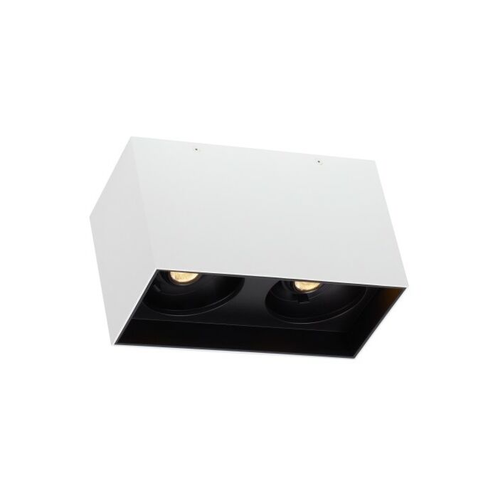 Tech Exo 2 Light 2700K LED 5 Inch Ceiling Light in Black and Matte White