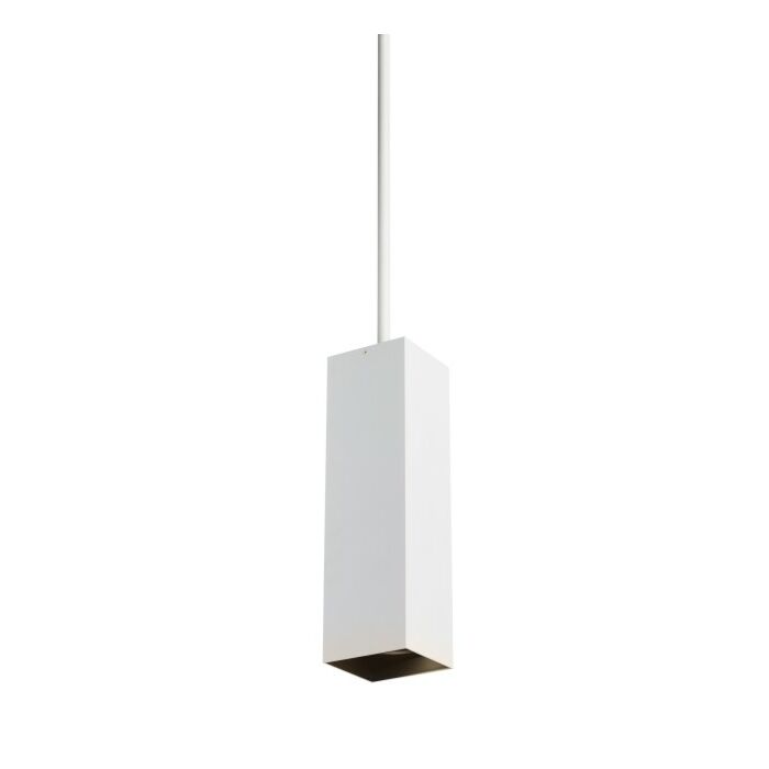 Tech Exo 2700K LED 19 Inch Pendant Light in Black and Matte White