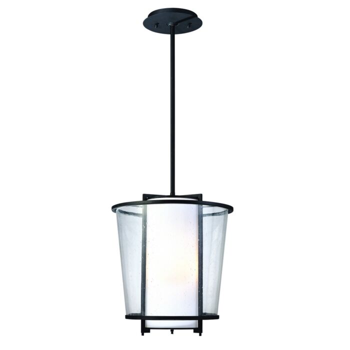 Troy Bennington 3 Light 15 Inch Pendant Light in Forged Bronze