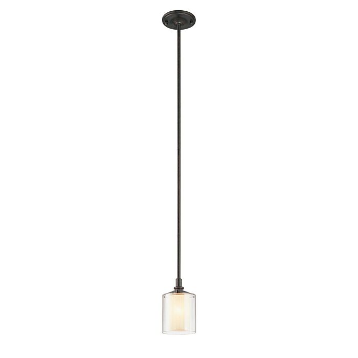 Troy Arcadia 9 Inch Pendant Light in French Iron