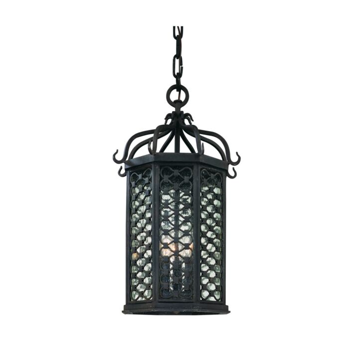 Troy Los Olivos 3 Light 20 Inch Pendant Light in Old Iron