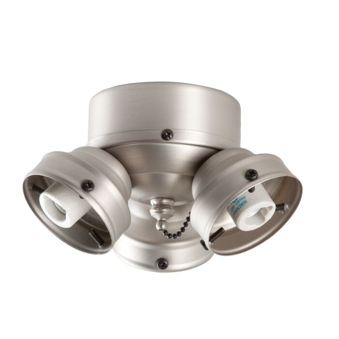 Craftmade 3 Light Medium Base Fitter in Brushed Satin Nickel