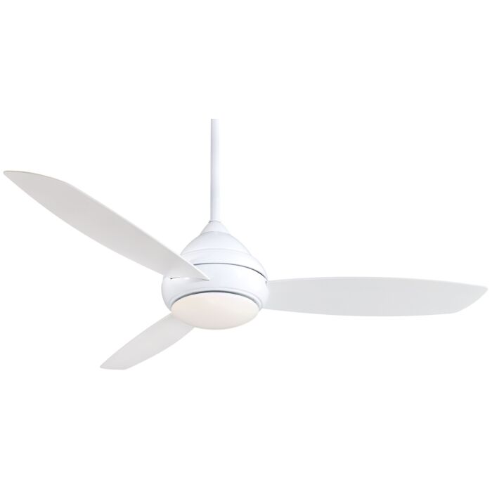 Minka Aire Concept I 58 Inch LED  Indoor/Outdoor Ceiling Fan in White