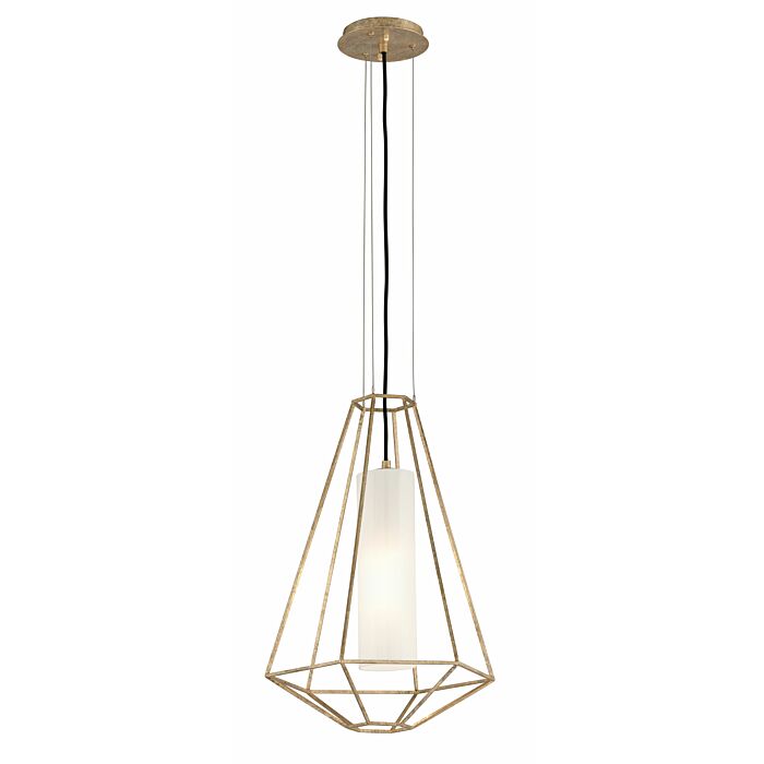 Troy Silhouette 23 Inch Pendant Light in Gold Leaf
