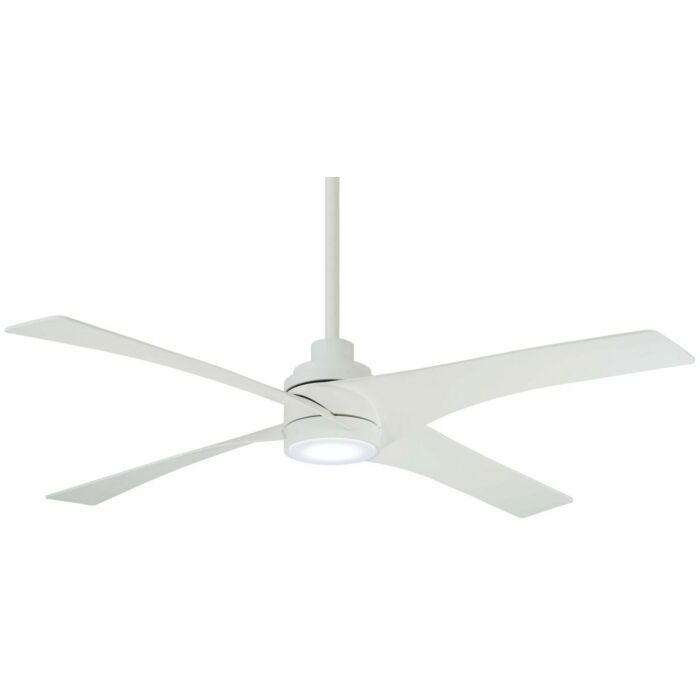 Minka Aire Swept 56 Inch LED Ceiling Fan in Flat White