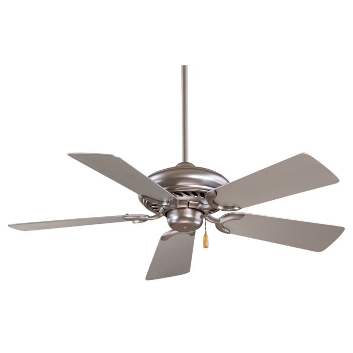 Minka Aire Supra 44 Inch Ceiling Fan in Brushed Steel