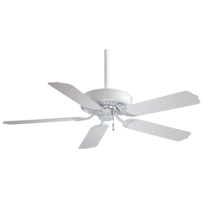Minka Aire Sundance 52 Inch Indoor/Outdoor Ceiling Fan in White