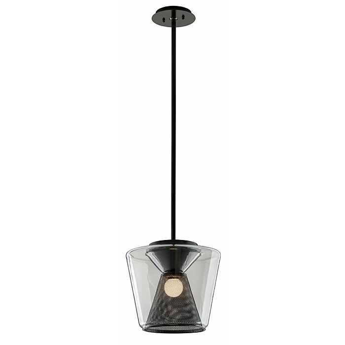 Troy Berlin 11 Inch Pendant Light in Gun Metal