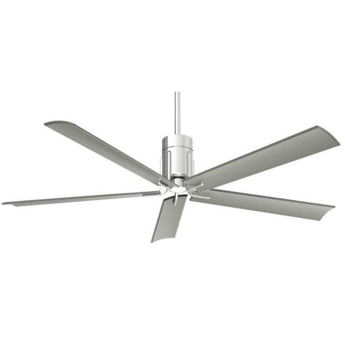 Minka Aire Clean LED 60 Inch Ceiling Fan in Polished Nickel
