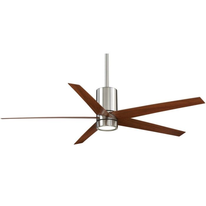Minka Aire Symbio 56 Inch LED Ceiling Fan with Dark Walnut Blades