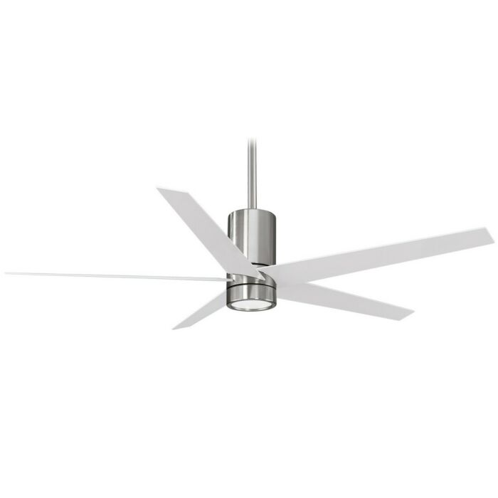 Minka Aire Symbio 56 Inch LED Ceiling Fan with White Blades