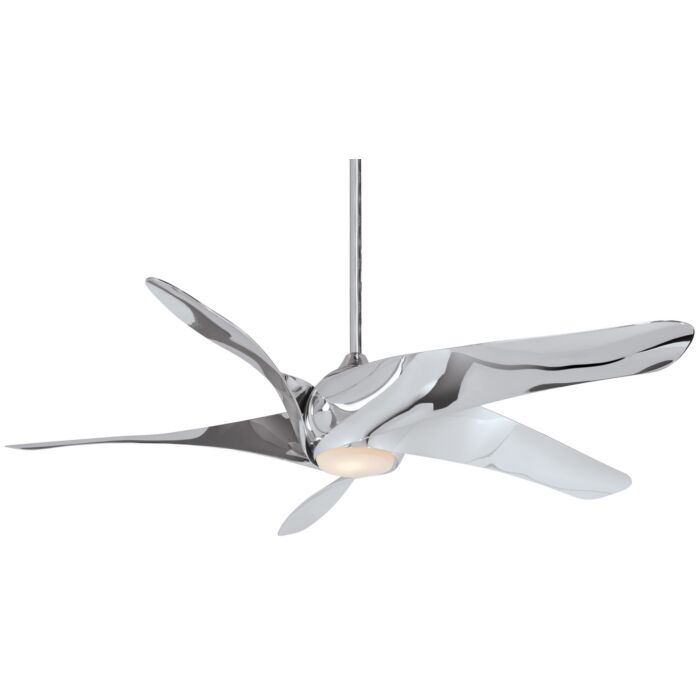 Minka Aire Artemis XL5 LED 62 Inch Ceiling Fan in Liquid Nickel