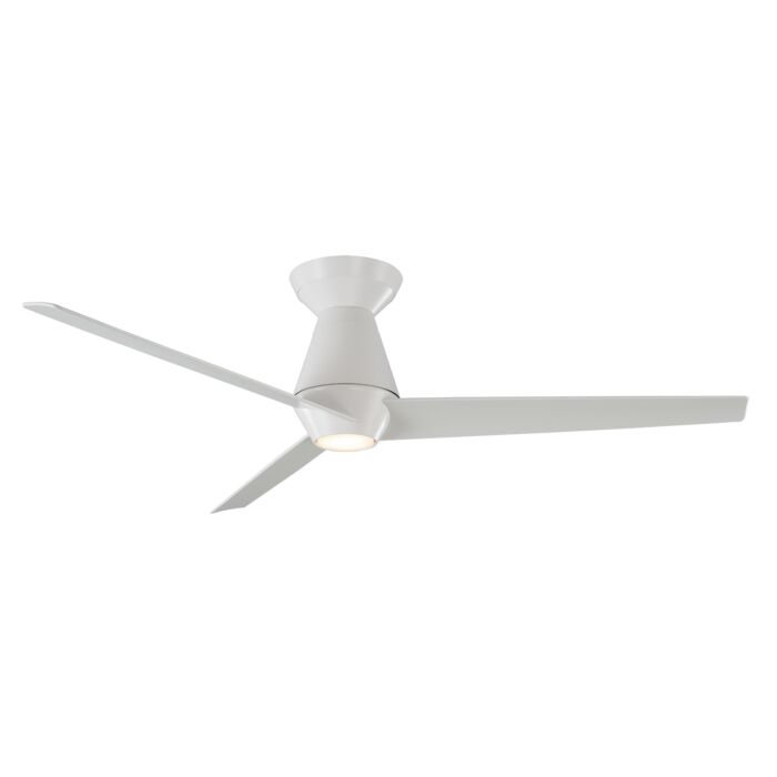 Modern Forms Slim 52 Inch Indoor/Outdoor Ceiling Fan in Matte White