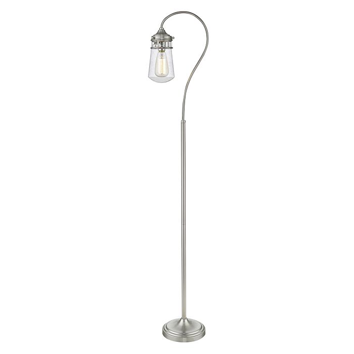 Z Lite Celeste 1 Light Floor Lamp Light In Brushed Nickel