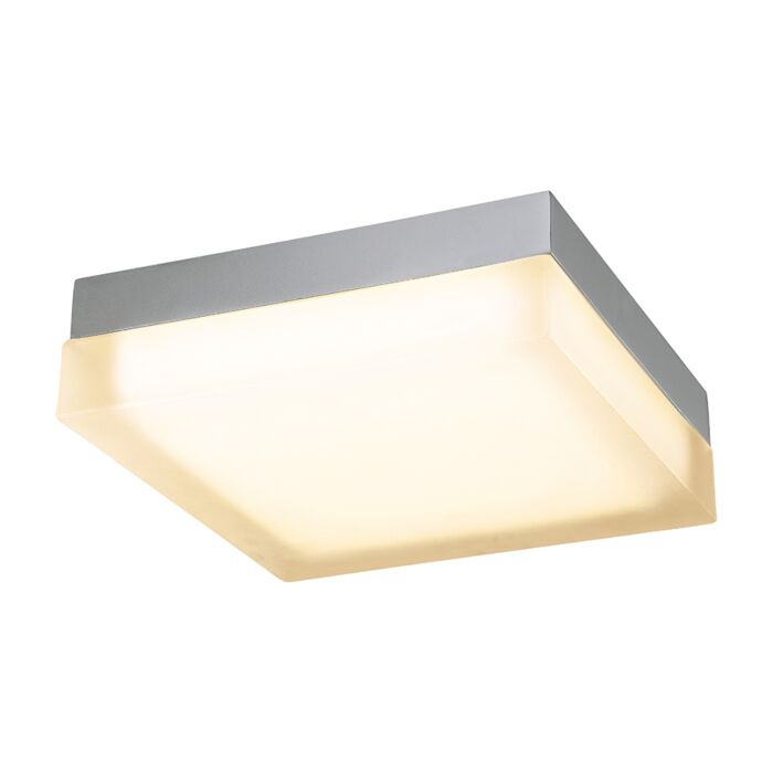 WAC Dice Square LED Soft White Ceiling Light in Brushed Nickel