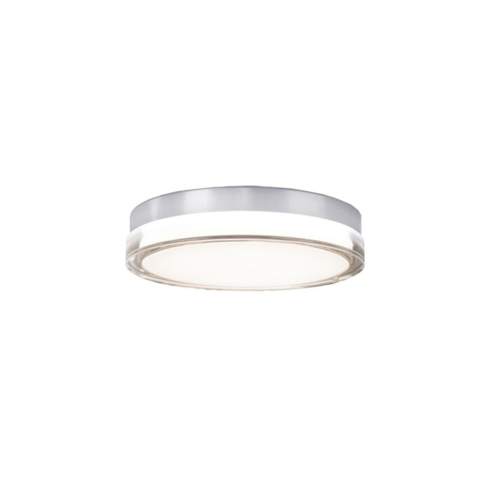 Modern Forms Pi 9 Inch Outdoor Ceiling Light in Stainless Steel