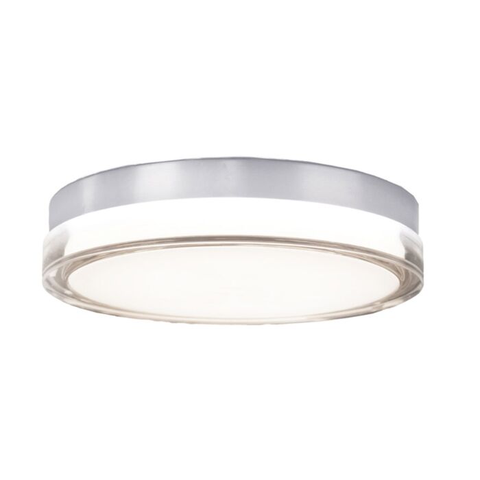 Modern Forms Pi 15 Inch Outdoor Ceiling Light in Stainless Steel