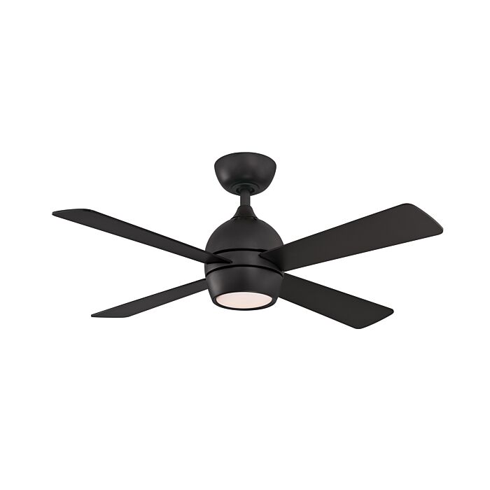 Fanimation Kwad 44 Inch LED Ceiling Fan in Black