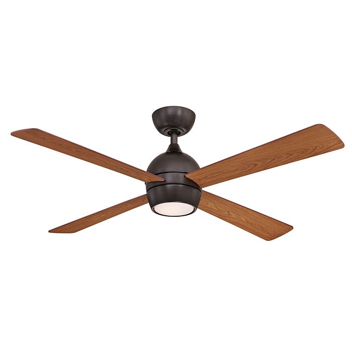 Fanimation Kwad 52 Inch LED Ceiling Fan in Dark Bronze