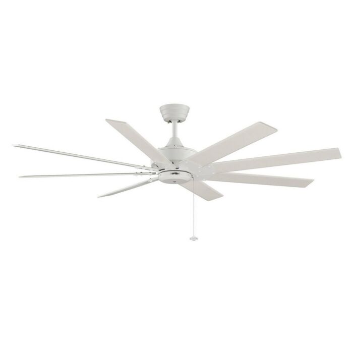 Fanimation Levon 63 Inch Ceiling Fan in Matte White