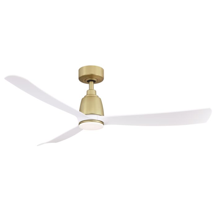 Fanimation Kute 52 Inch Ceiling Fan in Brushed Satin Brass