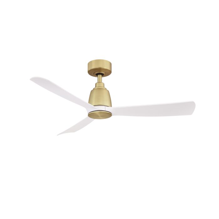 Fanimation Kute 44 Inch Indoor Ceiling Fan in Brushed Satin Brass