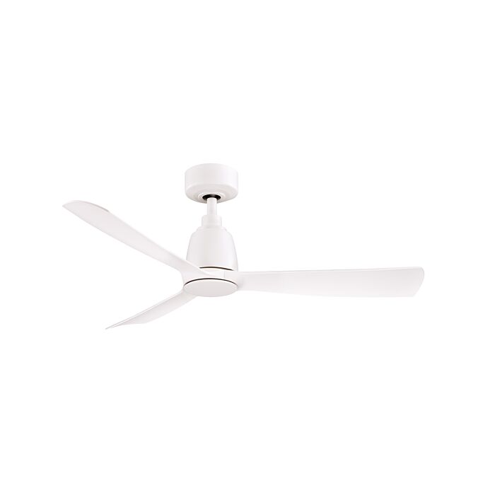 Fanimation Kute 44 Inch Indoor Ceiling Fan in Matte White