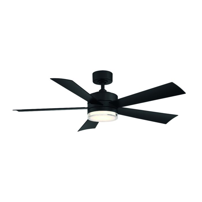Modern Forms Wynd 60 Inch Indoor/Outdoor Ceiling Fan in Matte Black