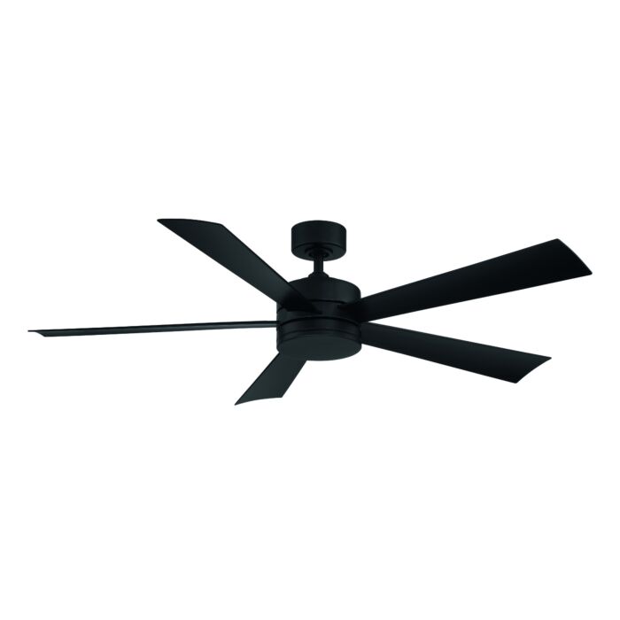 Modern Forms Wynd 60 Inch Indoor/Outdoor Ceiling Fan in Matte Black