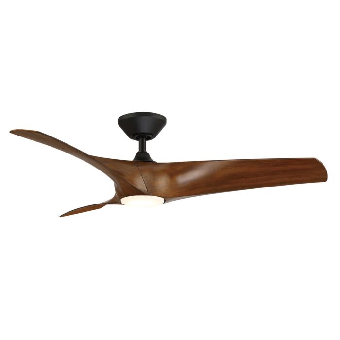 Modern Forms Zephyr 52 Inch Indoor/Outdoor Ceiling Fan in Matte Black