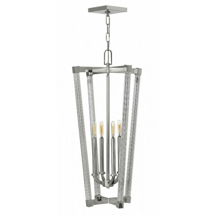 Fredrick Ramond Empire 4 Light Single Tier Foyer in Polished Nickel