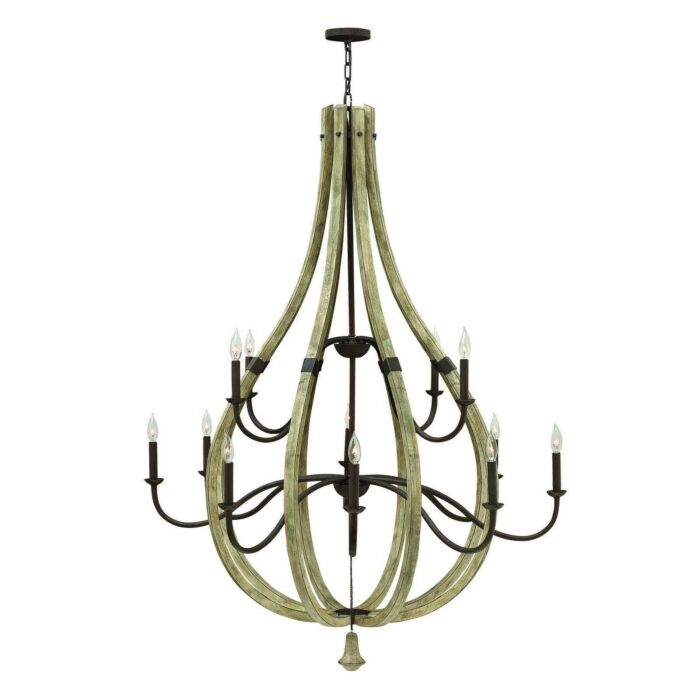 Fredrick Ramond Middlefield 12 Light Chandelier in Iron Rust*