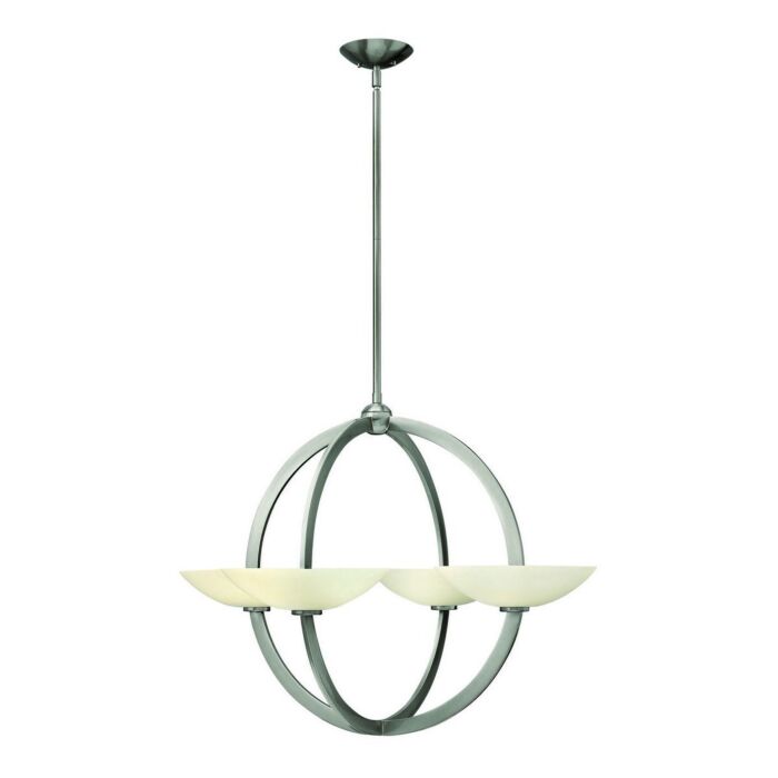Fredrick Ramond Method 25 Inch Orb Pendant in Brushed Nickel