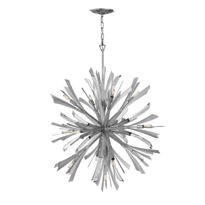 Fredrick Ramond Vida 13 Light Chandelier in Glacial
