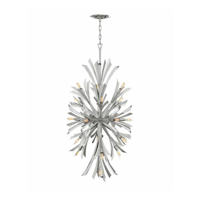 Fredrick Ramond Vida 19 Light Chandelier in Glacial