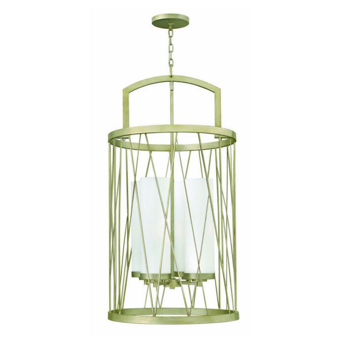 Fredrick Ramond Nest 4 Light Single Tier Foyer in Silver Leaf