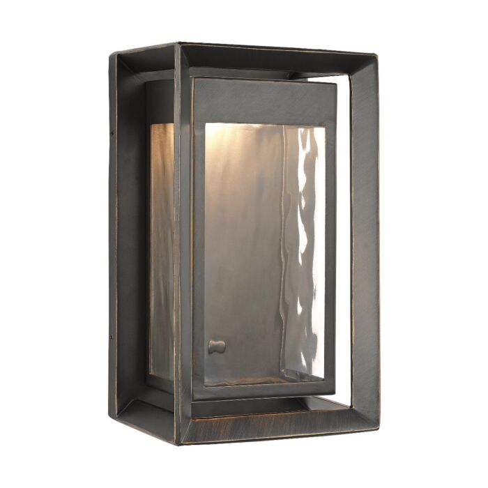 Urbandale Outdoor Wall Light in Antique Bronze by Sean Lavin