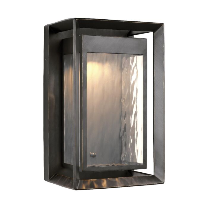 Urbandale Outdoor Wall Light in Antique Bronze by Sean Lavin