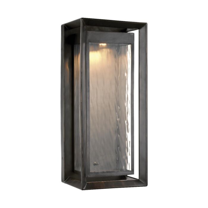 Urbandale Outdoor Wall Light in Antique Bronze by Sean Lavin